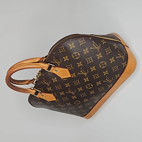 Authentic Louis Vuitton LV Alma PM Monogram Handbag Tote w/ Dust bag, Lock & Key - Picture 5 of 17